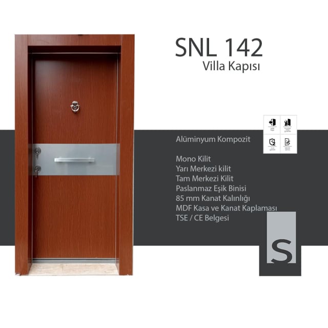 Alüminyum kompozit villa kapısı