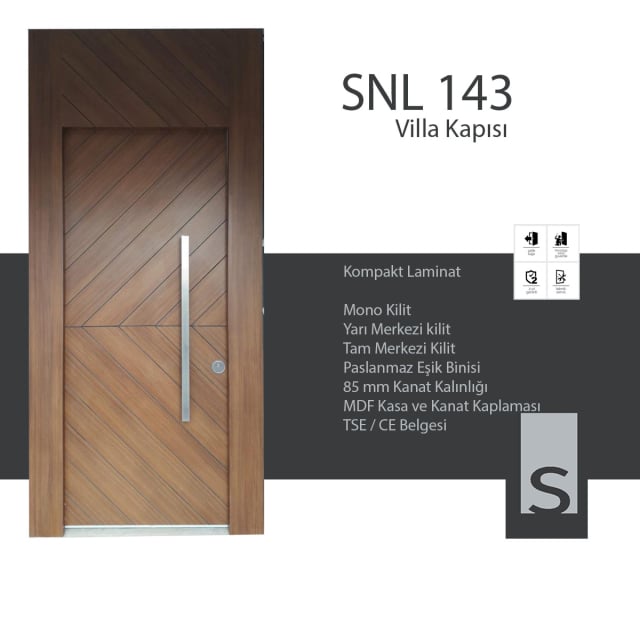 snl143 kompakt villa kapısı